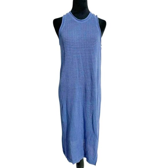 Pact Size Large Crochet Dress Sleeveless Summer Beach Cover Up Midi - Picture 1 of 8